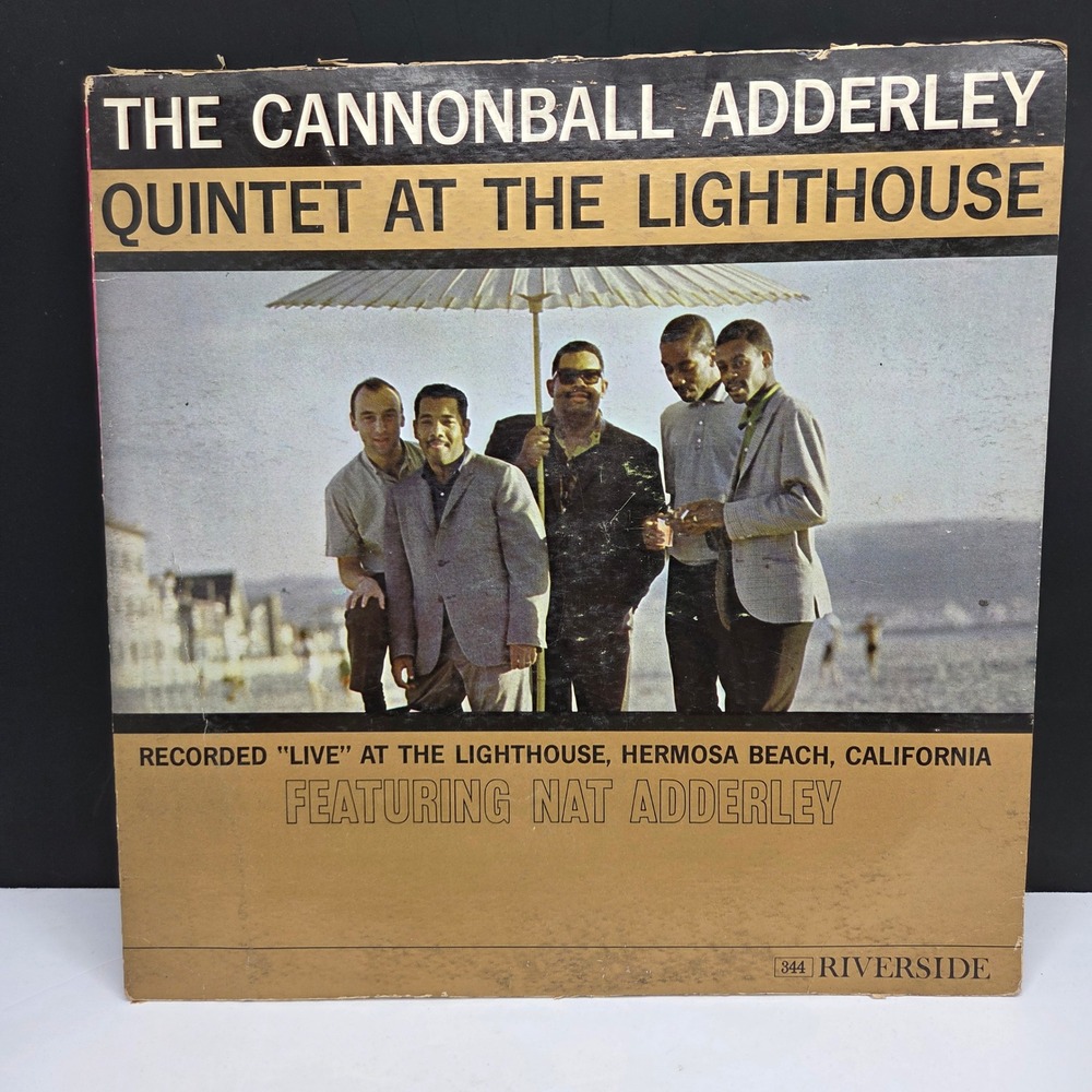 Riverside Cannonball Adderley Quintet At The Lighthouse Vinyl RLP 344 12" Black
